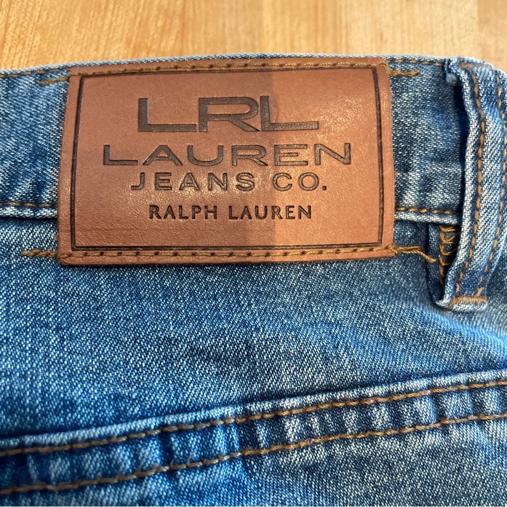 LRL Lauren Jeans Co. Ralph Lauren Blue Denim Jeans Size 12 Petite